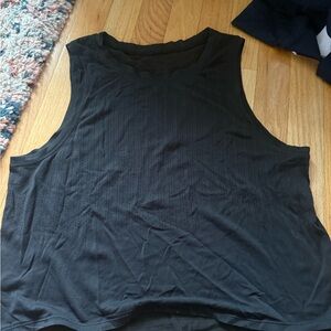 lululemon athletica Black Muscle Tee